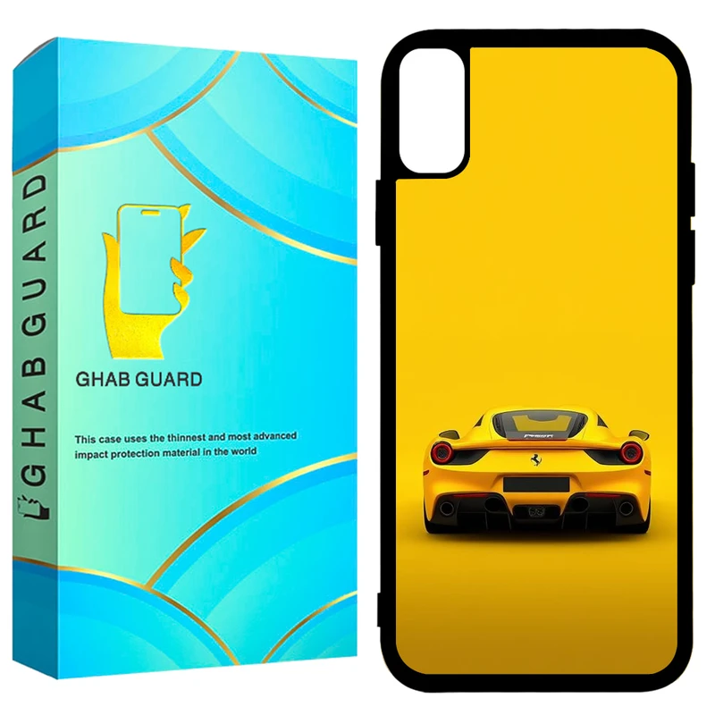  کاور قاب گارد طرح ماشین مدل GCHPX مناسب برای گوشی موبایل اپل iPhone X / XS