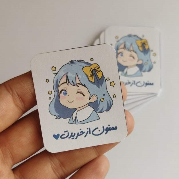 برچسب مدل لیبل تشکر بسته 20 عددی