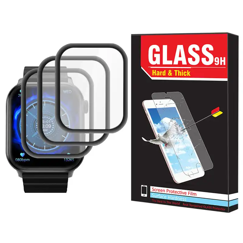 محافظ صفحه نمایش نانو هارد اند تیک مدل NHT مناسب برای ساعت هوشمند ایمیلب W02 بسته سه عددی