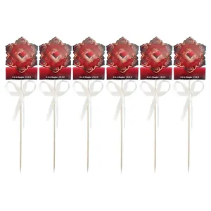 تاپر طرح قلب عشق بسته 6 عددی