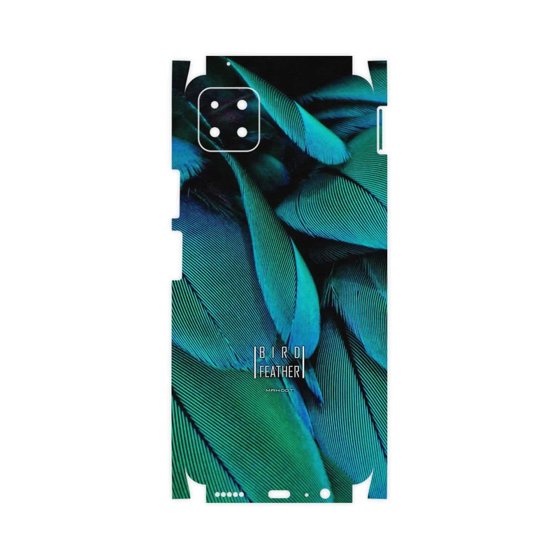 برچسب پوششی ماهوت مدل Green Feather-FullSkin مناسب برای گوشی موبایل هوآوی Nova Y60