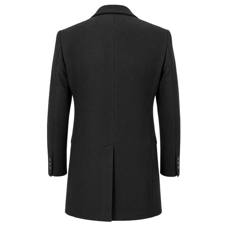 عکس شماره 2 : پالتو بلند مردانه فرایین مدل یقه انگلیسی