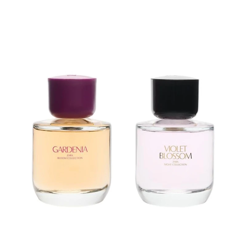 ست ادوپرفیوم زنانه زارا مدل VIOLET BLOSSOM & GARDENIA با رایحه شیرین حجم 180 میلی‌لیتر مجموعه 2 عددی