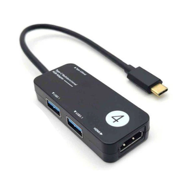 هاب چهار پورت USB-C مدل TUH-311