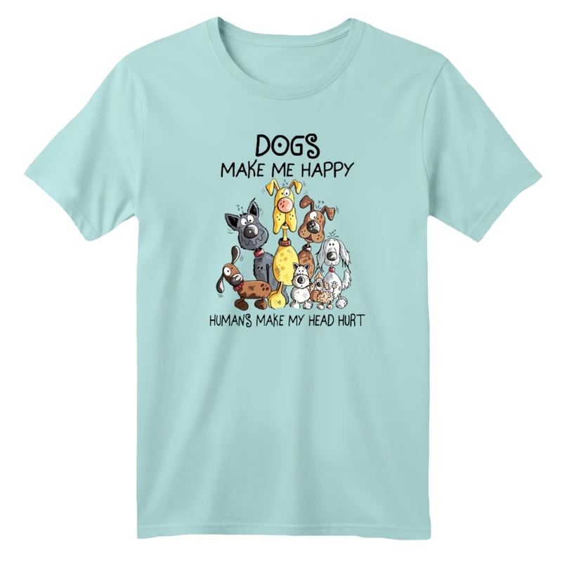 تی شرت آستین کوتاه بچگانه مدل سگ ها