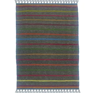 گلیم دستبافت یک متری آریا راگز کد 25825 