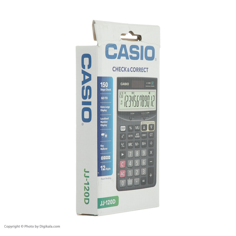 ماشین حساب کاسیو مدل JJ-120D