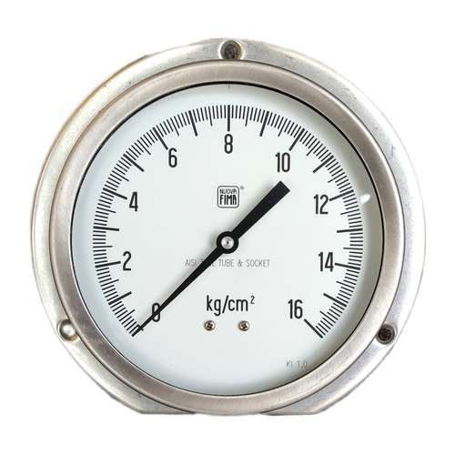 گیج فشار نووا فیما مدل 16kg/cm2-16cm-back