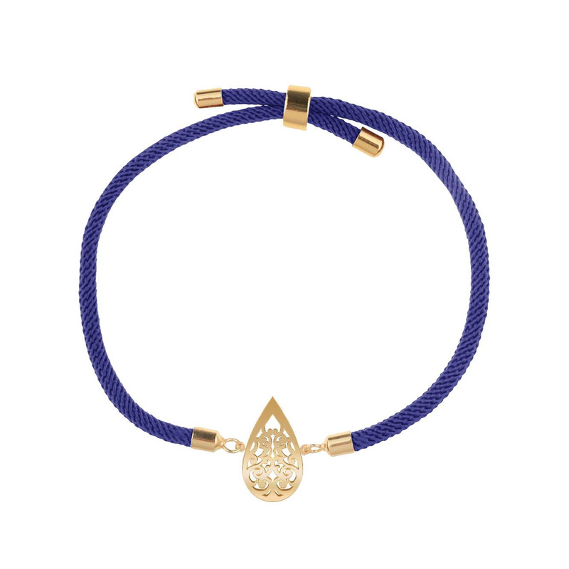 دستبند طلا 18 عیار زنانه مدوپد مدل اسلیمی کد D15-10672