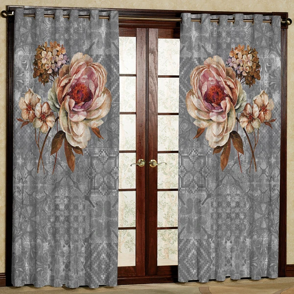 پرده مدل مخمل پانچی کد 7338 سایز 280x140 سانتی متر