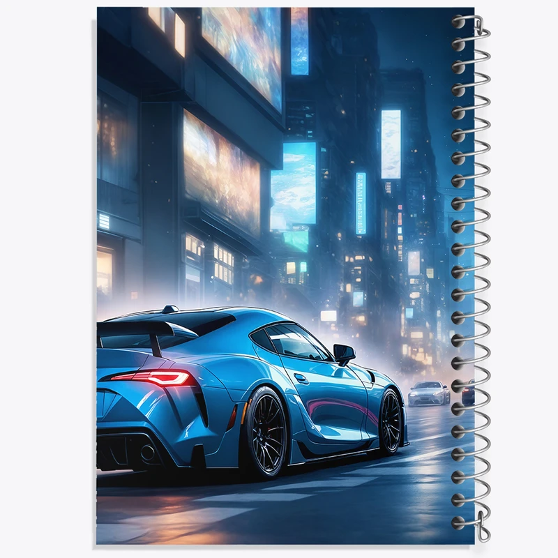 دفتر مشق 100 برگ خندالو طرح ماشین اسپرت کد F5222