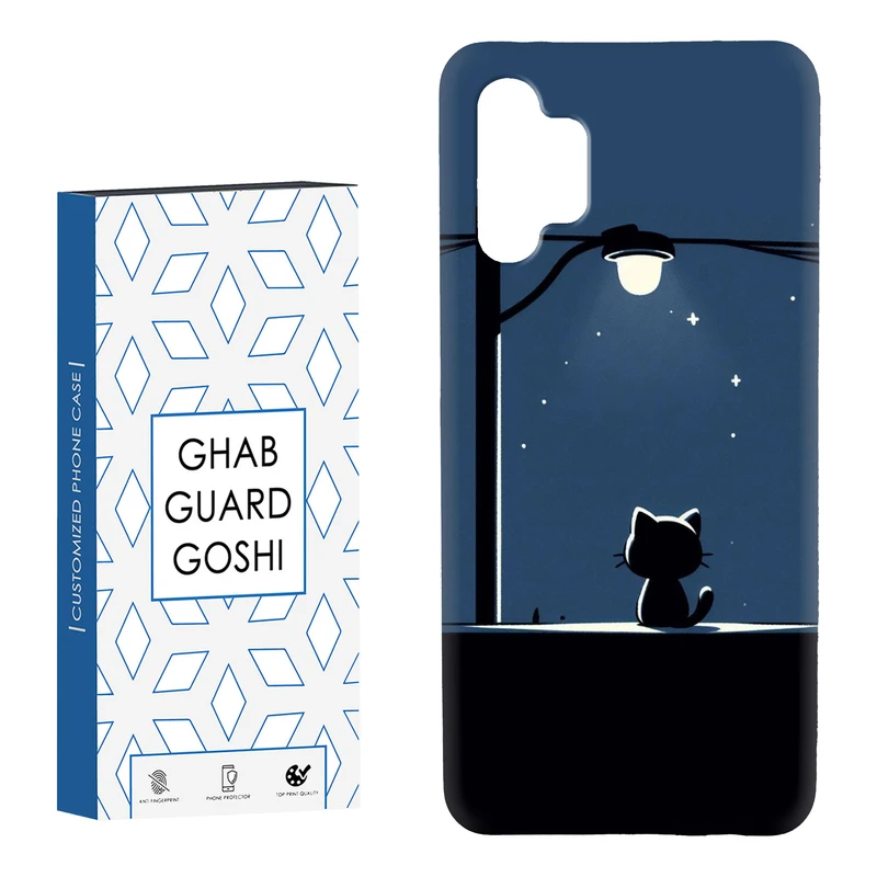 کاور قاب گارد گوشی طرح گربه کد Dimo-189 مناسب برای گوشی موبایل سامسونگ Galaxy A13 4G / A32 5G