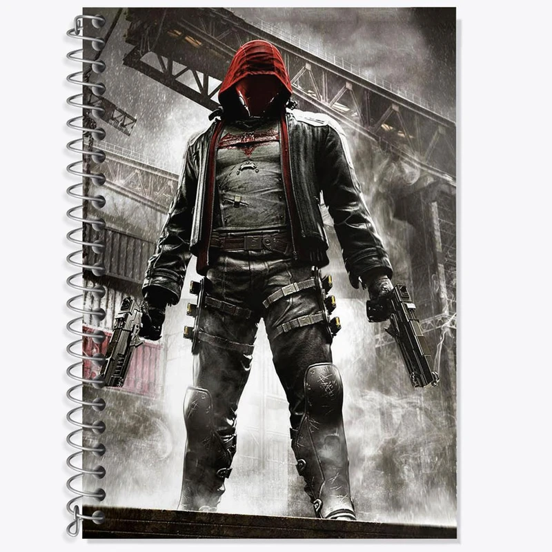 دفتر لغت 50 برگ خندالو مدل بتمن شوالیه آرخام Batman Arkham knight کد 30276