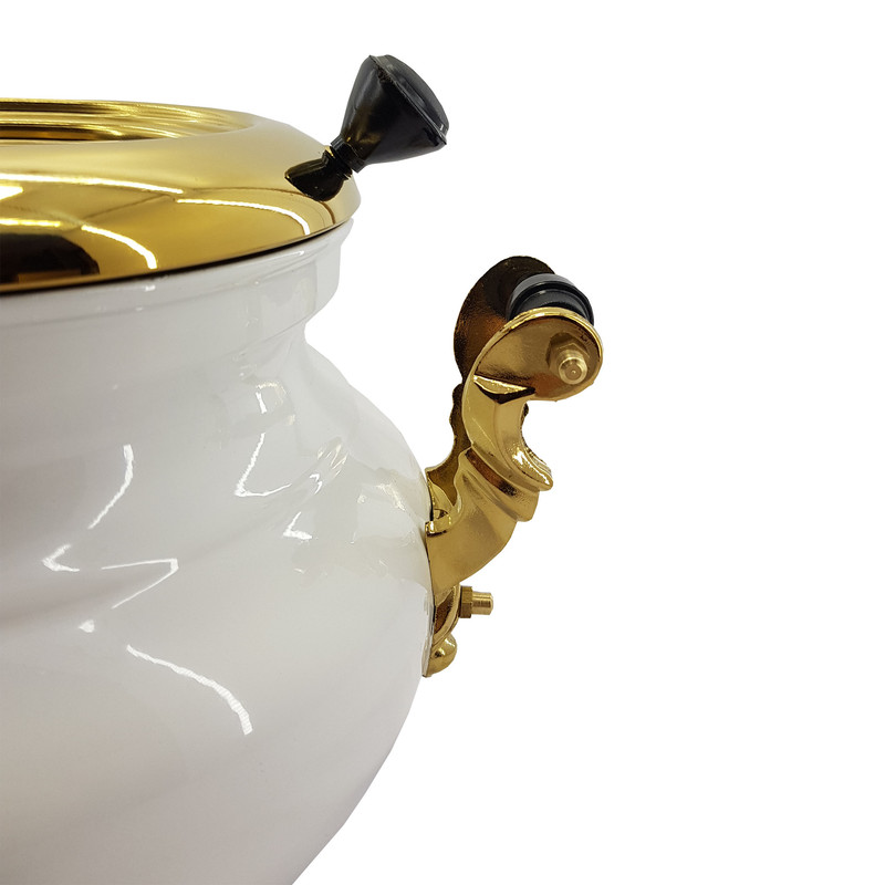 سماور گازی مدل عروس کد D301 ظرفیت 6 لیتر