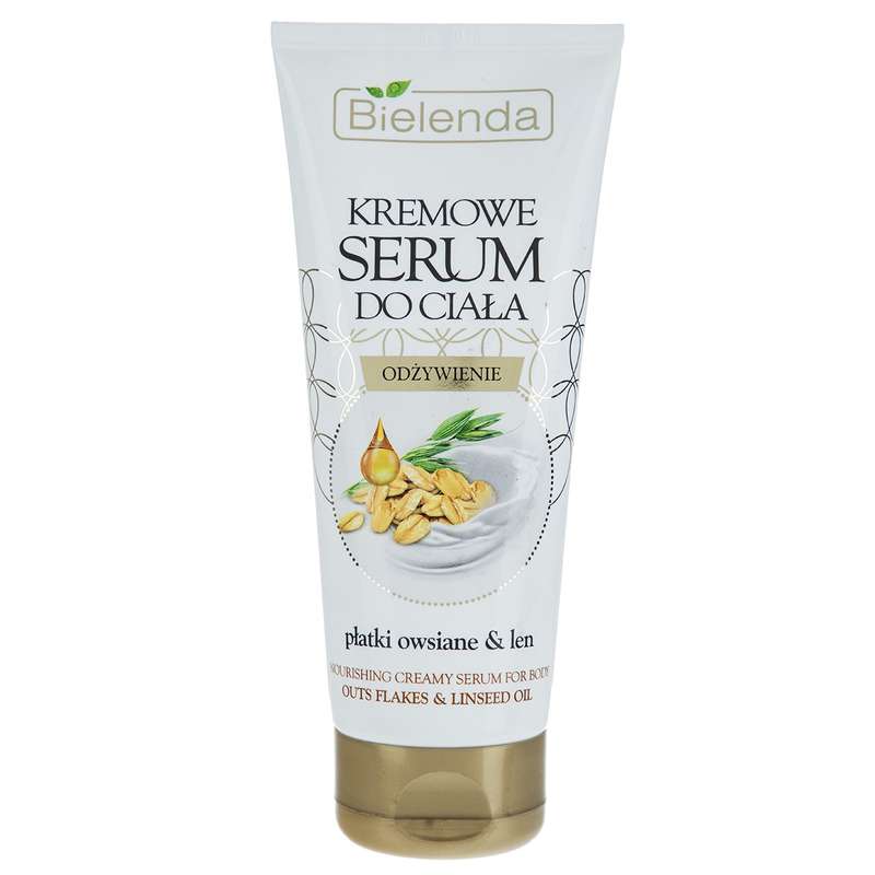 سرم کرمی بدن بی یلندا مدل Outs Flakes and Linseed Oil حجم 200 میلی لیتر