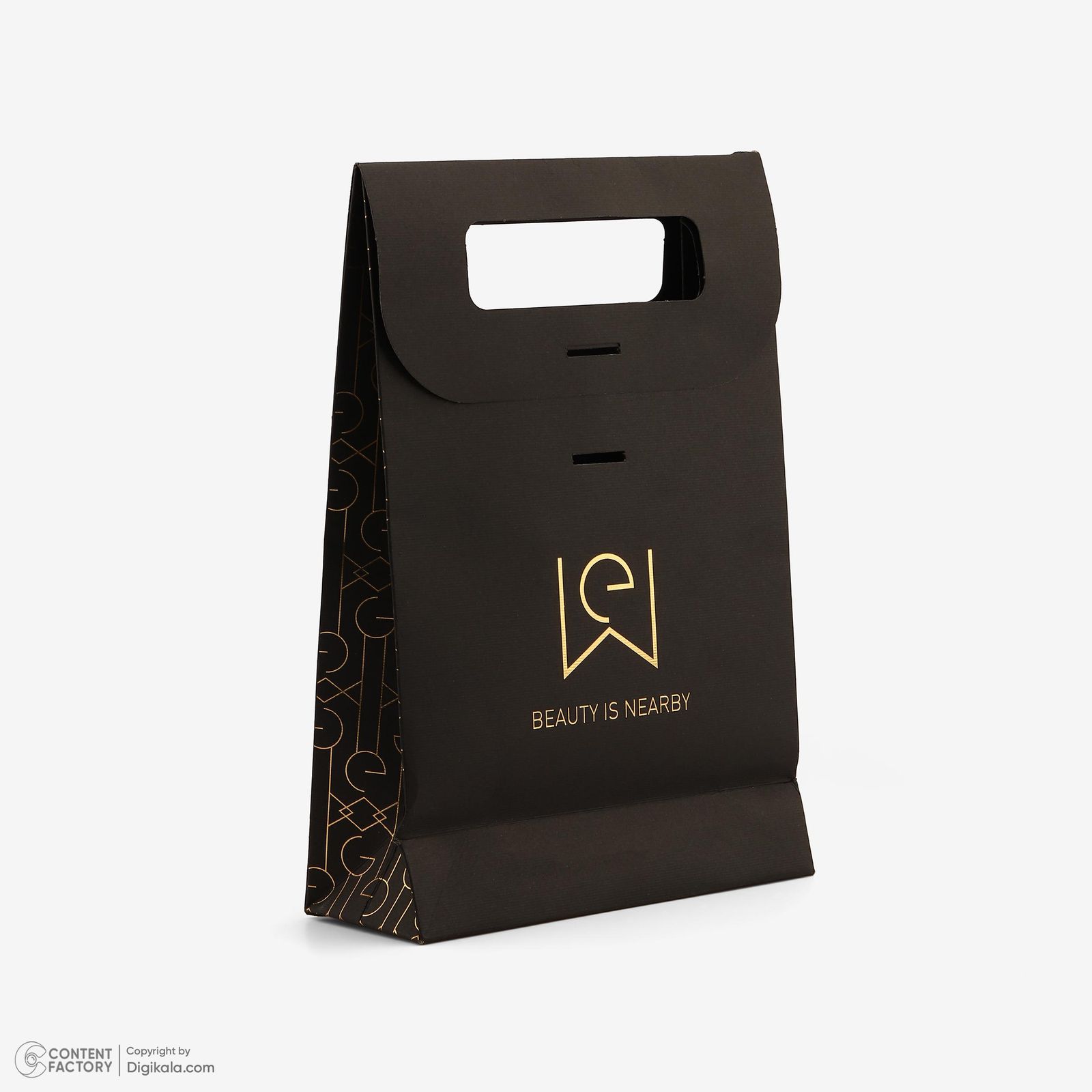 گردنبند طلا 18 عیار زنانه با زنجیر حلقهای (فلامینگو) وی گالری مدل پروانه مینیمال کد NC1883 -  - 3