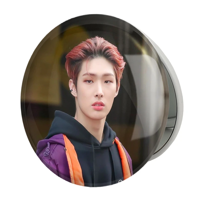 آینه جیبی خندالو طرح مینگی گروه ایتیز ATEEZ مدل تاشو کد 21255 