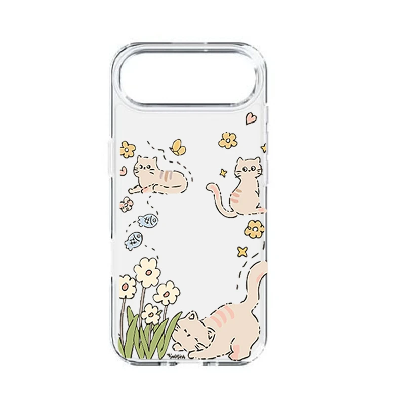 کاور طرح Cat & Flower مناسب برای گوشی موبایل اپل iPhone Air