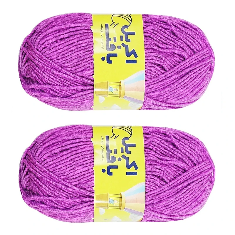 کاموا اکریل بافت مدل ZAKH-100 بسته 2 عددی
