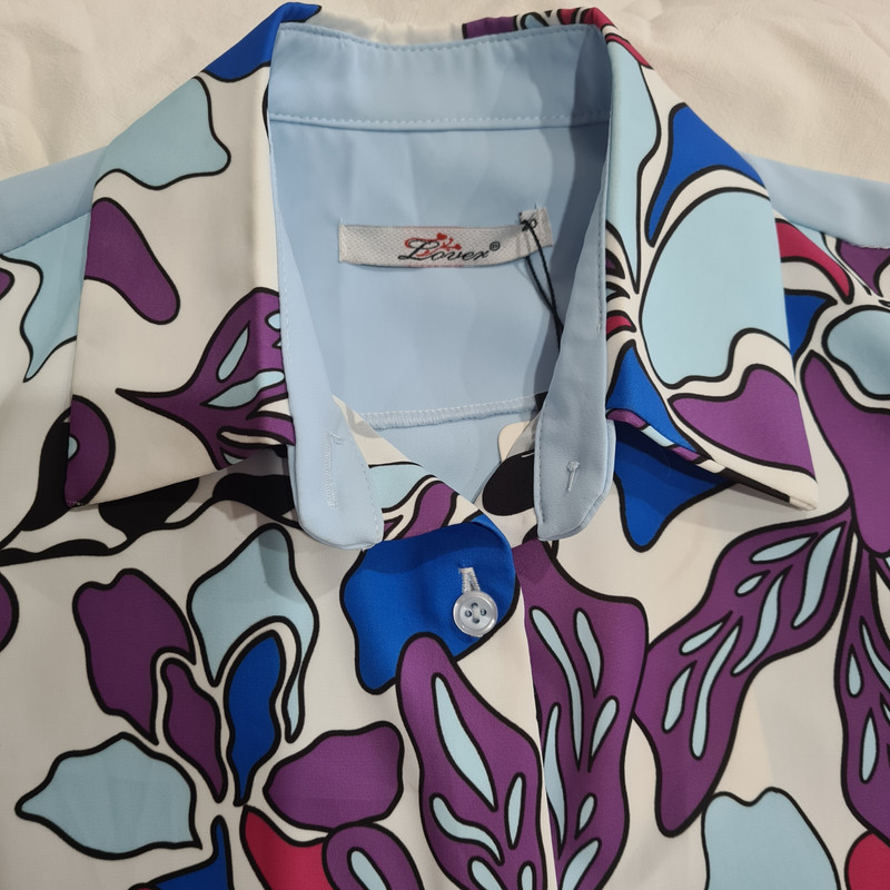 شومیز آستین بلند زنانه مدل کرپ حریر کد ۲