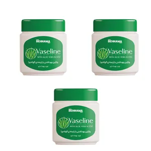 وازلین دست و صورت و لب نوید بهنما دارو مدل آلوئه ورا مناسب برای انواع پوست حجم 115 میلی لیتر مجموعه 3 عددی