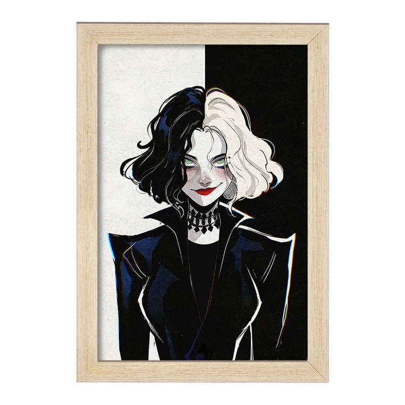 تابلو خندالو مدل کروئلا Cruella  کد 10745