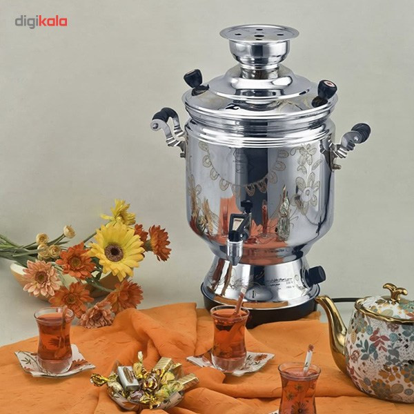 سماور برقی زمردیان مدل BM-200 ظرفیت 8 لیتر