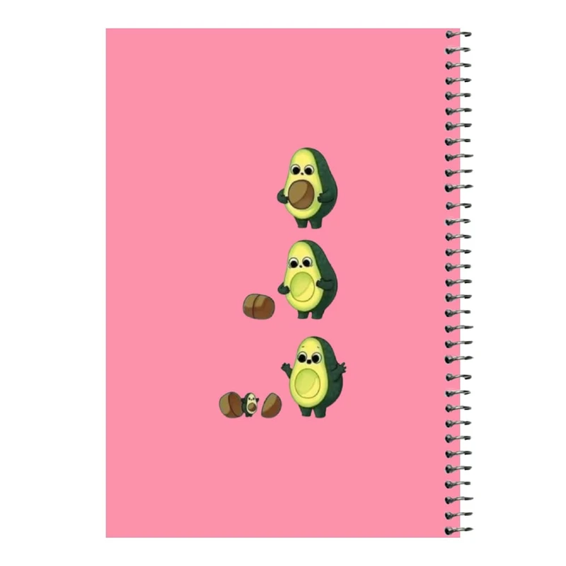 دفتر مشق 80 برگ اس جی مدل آووکادو