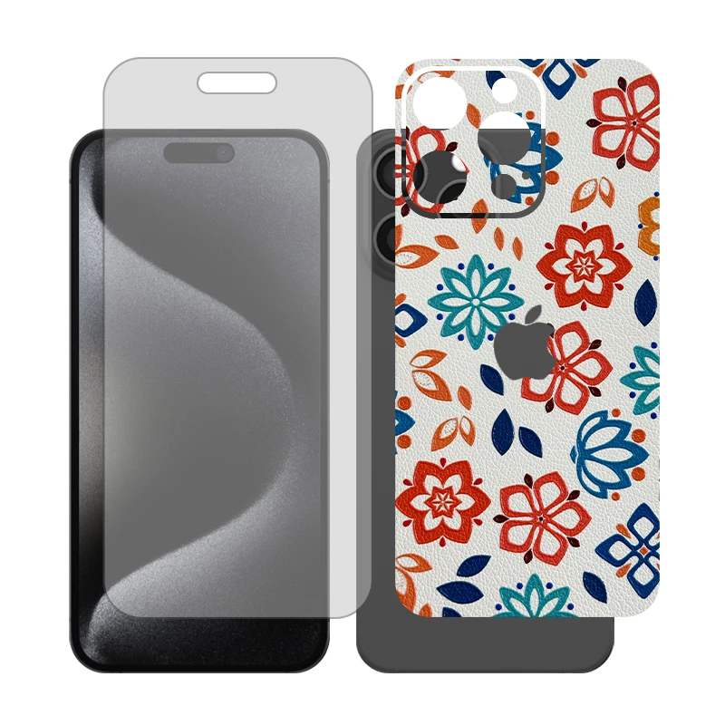 محافظ صفحه نمایش شفاف گلس مدل Together مناسب برای گوشی موبایل اپل iPhone 15 Pro Max به همراه برچسب پوششی پشت گوشی 