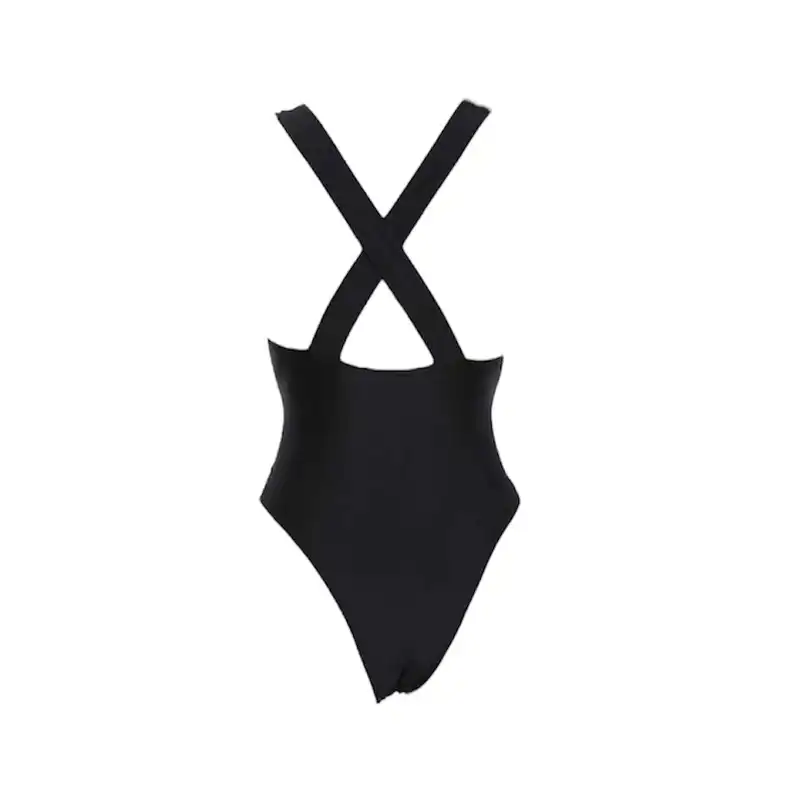 مایو زنانه مدل یقه V کد M33 رنگ مشکی