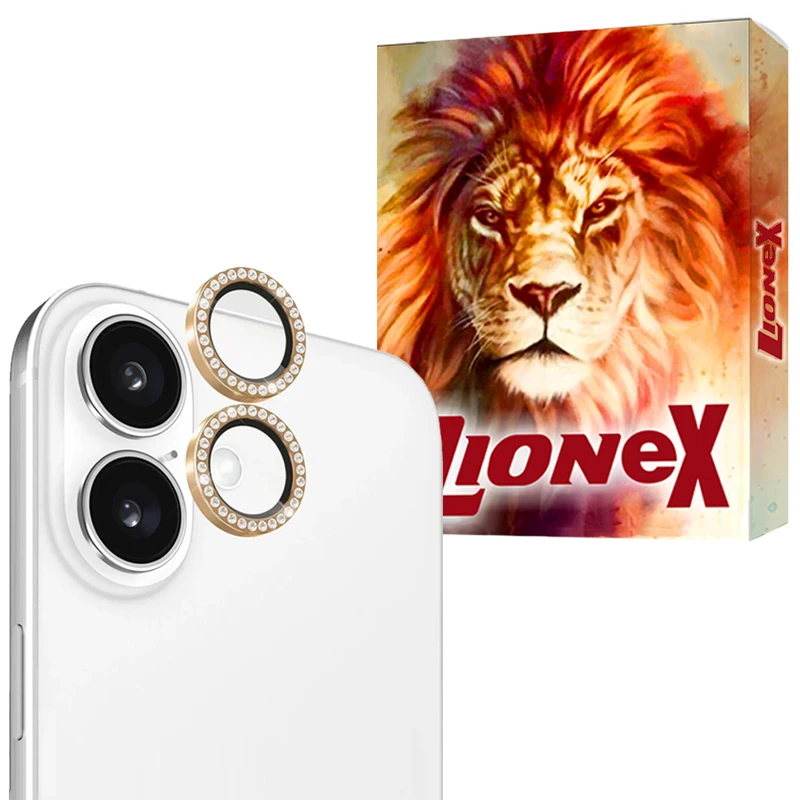 محافظ لنز دوربین شیشه‌ای لایونکس مدل NRIL20 مناسب برای گوشی موبایل اپل iPhone 16