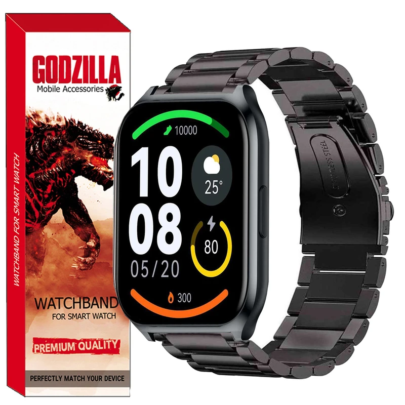 بند گودزیلا مدل 3BID مناسب برای ساعت هوشمند هایلو LS02 Pro / RS3 LS04 / Watch 2 Pro