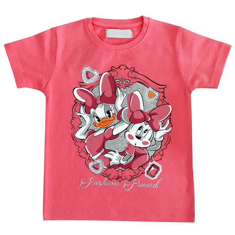 تی شرت آستین کوتاه دخترانه مدل مینی ماوس