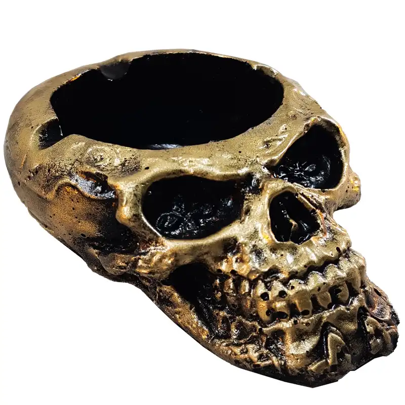 زیرسیگاری مدل اسکلت Golden Shadow