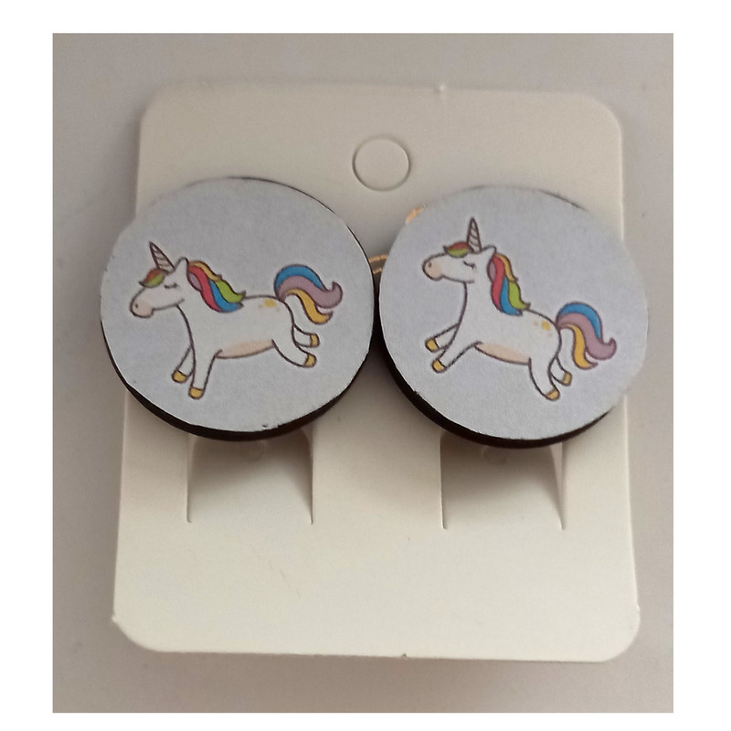 گوشواره دخترانه مدل پونی کد 122