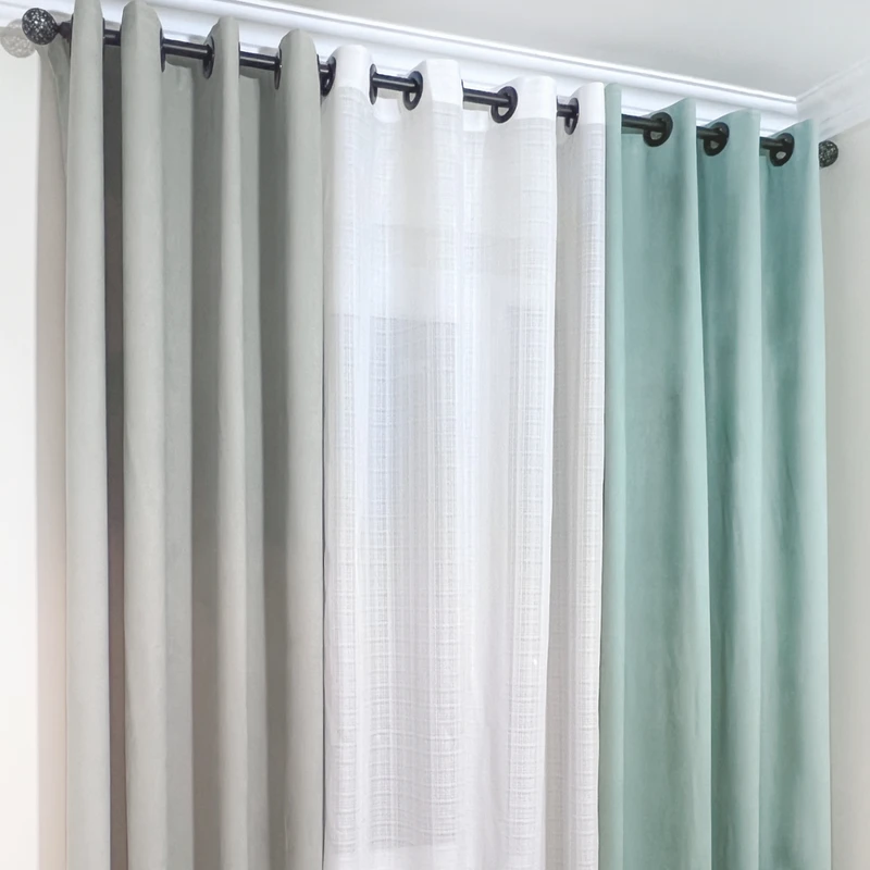 عکس شماره 17 : پرده مدل پانچ مخمل هازان سایز 150x280 سانتی متر