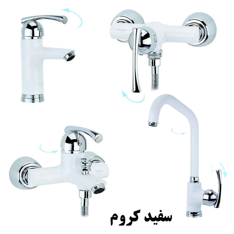 ست شیرآلات جزیره مدل توسکا کد SH-MJ-84-86/Set