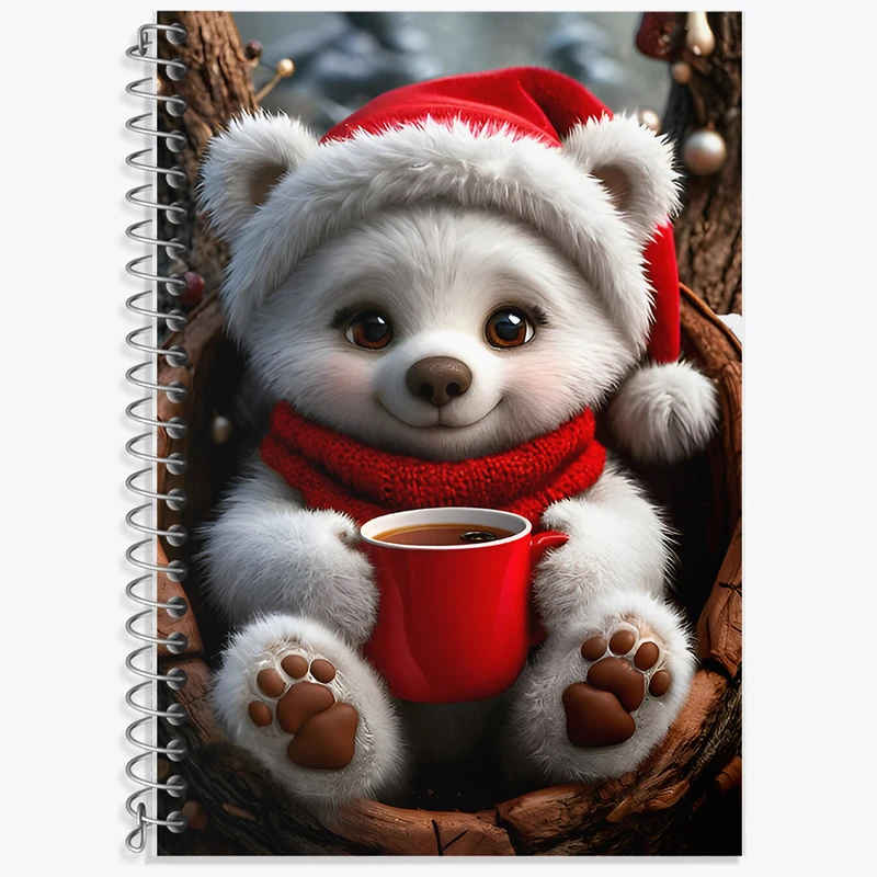 دفتر لغت 50 برگ خندالو طرح خرس بامزه کد F7238