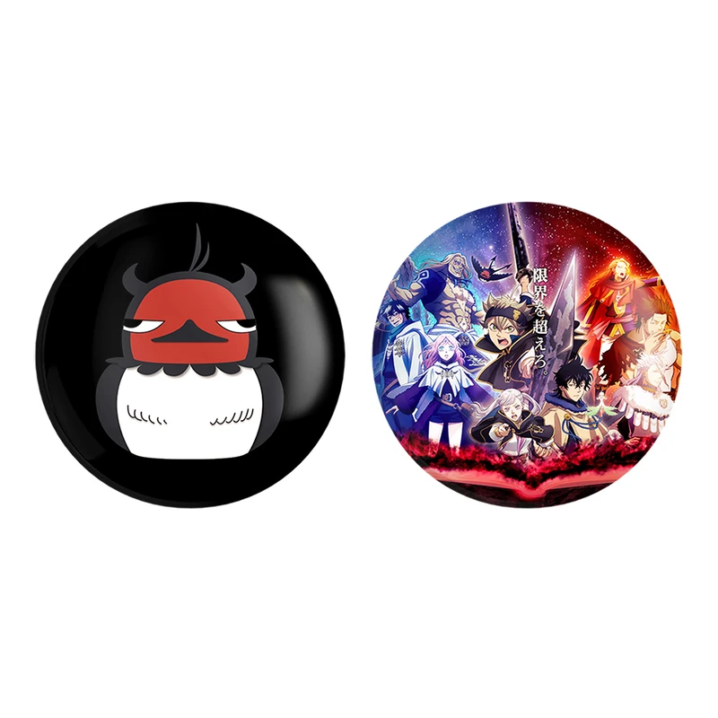 مگنت خندالو طرح نرو انیمه بلک کلاور کد 1173911738 مجموعه 2 عددی