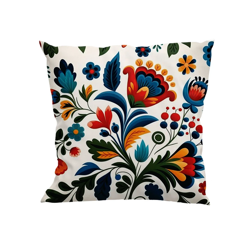 کوسن پاد آفرین مدل گل های فانتزی کد DKK1255