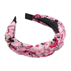 تل مو دخترانه مدل گیسبافت طرح میکی موس كد PRC125-PK