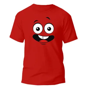 تی شرت آستین کوتاه زنانه مدل شکلک ایموجی کد 042