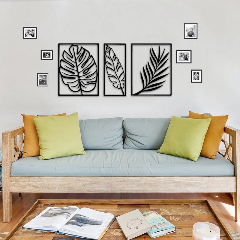 استیکر دکو رستا مدل برگ کد C279 مجموعه سه عددی 