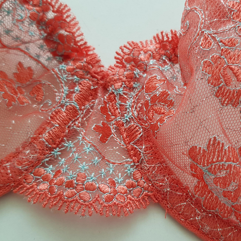 ست شورت و سوتین زنانه برتا مدل فنردار گیپوری کد 4695-2020 رنگ گلبهی