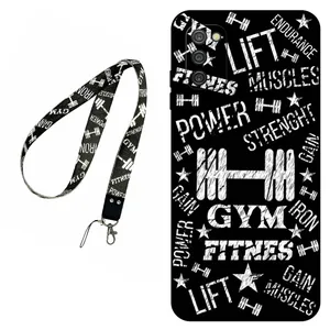 Megafone Gym 0010 Cover For Samsung Galaxy A03S Mobile Neckband