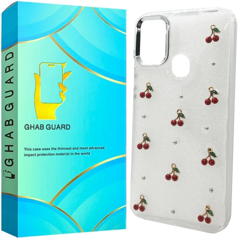 کاور قاب گارد مدل رزین طرح آلبالو مناسب برای گوشی موبایل سامسونگ Galaxy A11 / M11