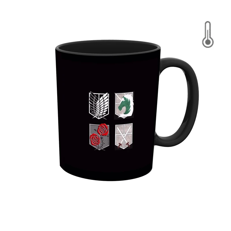 ماگ حرارتی طرح انیمه ارن اتک ان تایتان 