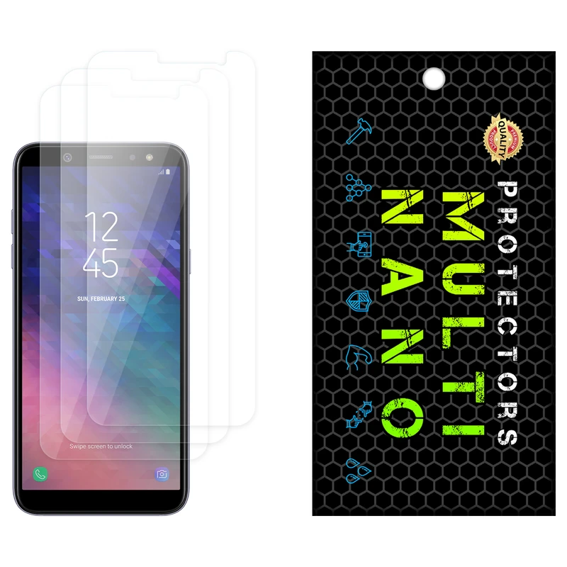 محافظ صفحه نمایش مولتی نانو مدل X-S3N مناسب برای گوشی موبایل سامسونگ Galaxy A6 2018 بسته سه عددی