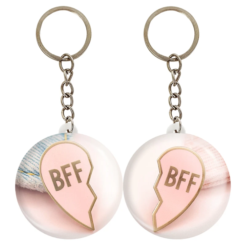 جاکلیدی خندالو مدل بست فرند Best Friends کد A26 مجموعه 2 عددی