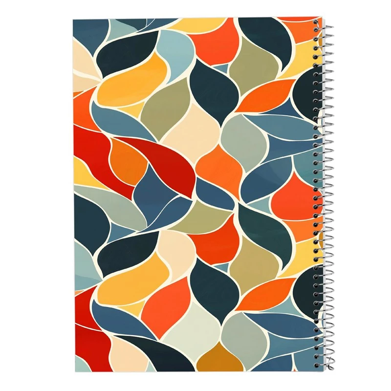 دفتر ژورنال نویسی 50 برگ مدوپد مدل نقطه ای طرح اشکال فانتزی کد DF16209